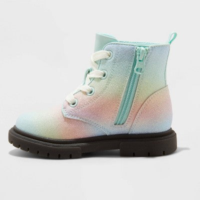 Toddler Girls' Amaya Lace-Up Combat Boots - Cat & Jack 8T