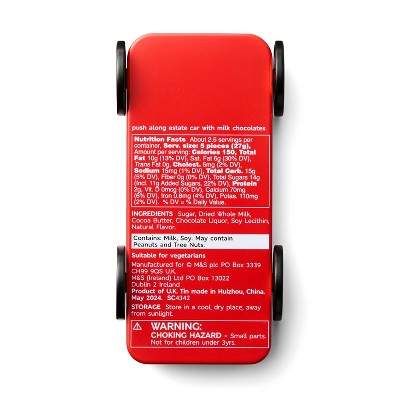 M&S Milk Chocolate Cars Tin - 2.29oz