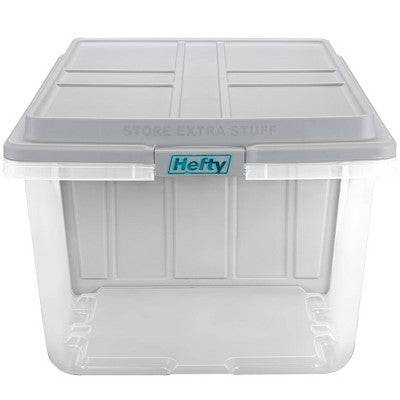 Hefty 98.5qt Hi-Rise Clear Divided Storage Container (LOCAL PICKUP ONLY)