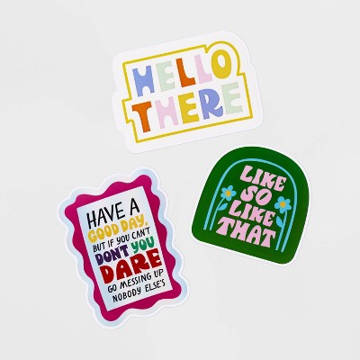 Set of 3 Decal Stickers - Tabitha Brown for Target