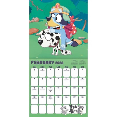 DateWorks 12"x12" 2026 Bluey Wall Calendar