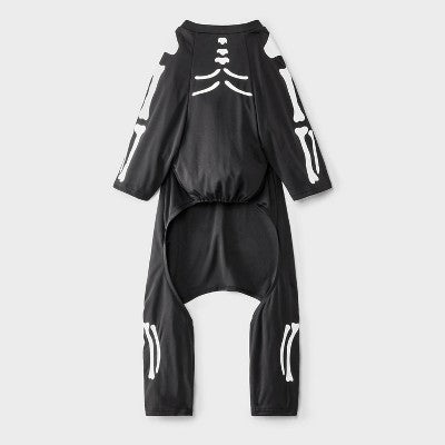 Skeleton Dog Pet Full Body Costume - Boots & Barkley XS