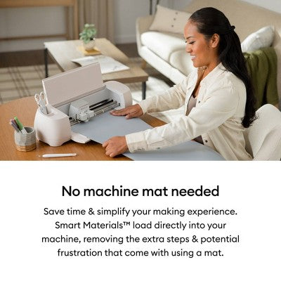 Cricut 3' Smart Iron-On Vinyl - White: Heat Transfer Vinyl, PET Material, 12" Width, 36" Length