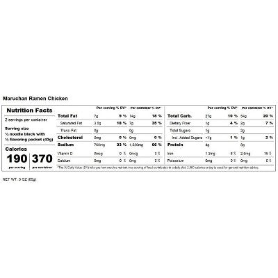 Maruchan Chicken Ramen Noodle Soup - 3oz / 12ct