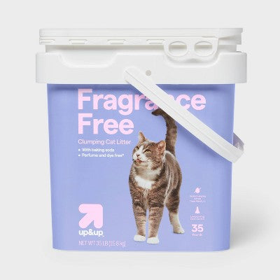 Fragrance Free Pail with Baking Soda Clumping Cat Litter - 35lbs - up&up (LOCAL PICKUP ONLY)