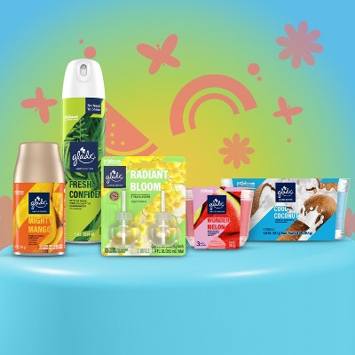 Glade 3 Wick Candles - Cool Coconut - 6.8oz