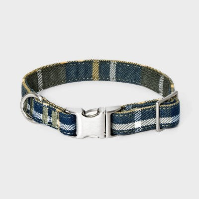 Plaid Fashion Dog Collar - S - Boots & Barkley