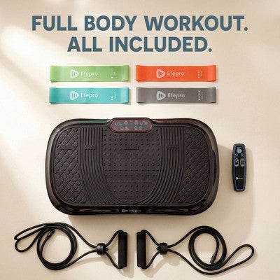 Lifepro Fitness Waver Electric Vibration Plate Exercise Machine for Full Body Workout - Black (LOCAL PICKUP ONLY)