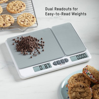 Taylor 11lb Dual Platform Digital Kitchen Food Scale