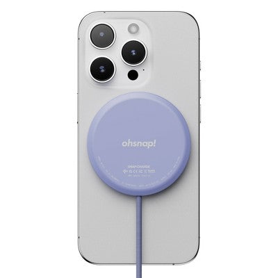 ohsnap! Snap Charge Qi2 Wireless Charger - Crushed Orchid