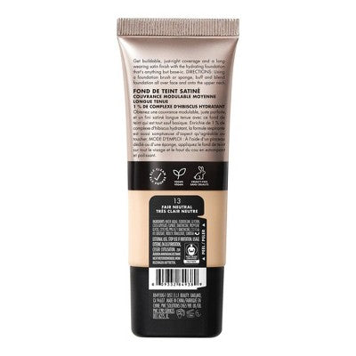 e.l.f. Soft Glam Satin Foundation - 13 Fair Neutral - 1 fl oz