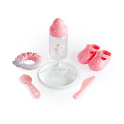 JC Toys Berenguer Boutique 10 Piece Gift Set Pink 15" Realistic Soft Body Baby Doll - Open/Close Eyes