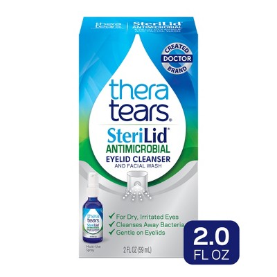 TheraTears Sterilid Antimicrobial Eyelid Cleanser and Facial Wash - 2 fl oz