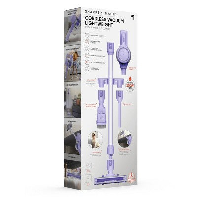 Sharper Image 2-in-1 Brushed Motor Cordless Stick and Handheld Vacuum Purple (LOCAL PICKUP ONLY)