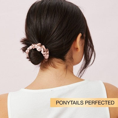 scunci Classic Comfort Mini Satin Scrunchies - Pinks/Tans - All Hair - 5pcs