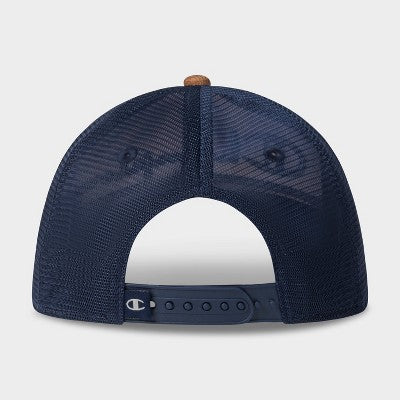 Champion Adult Travis Faux Suede and Corduroy Baseball Hat - Brown