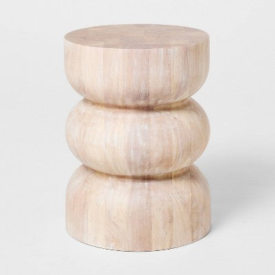 Accent Table White Wash - Threshold designed with Studio McGee (LOCAL PICKUP ONLY)
