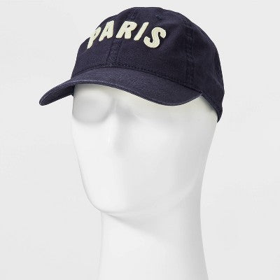 Men's Cotton Baseball Hat - Mighty Fine Navy Blue