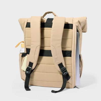 Puffer 16" Backpack Tan - Open Story?