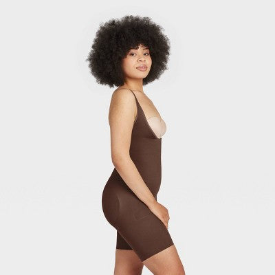 ASSETS by SPANX SPANXsculpt Women's Bodysuit - Chestnut Brown M