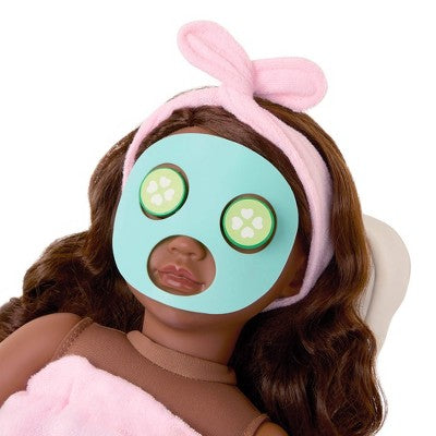 Our Generation Spa Day Fun Foot Bath & Face Mask Accessory Set for 18" Dolls