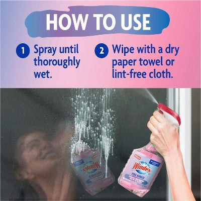 Windex Fog Shield - Anti Fog Spray and Glass Cleaner - 23 fl oz: Ammonia-Free, Liquid Form, Windows and Mirrors, Lily of the Valley Scent