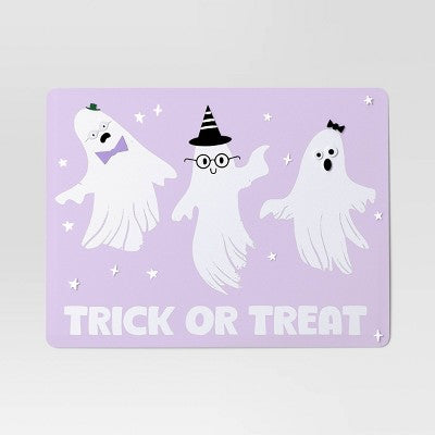 Halloween Ghost Interactive Placemat Pink - Hyde and EEK! Boutique