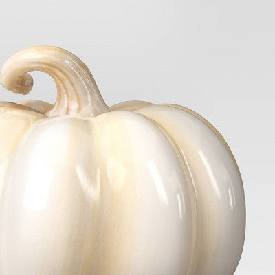 Ceramic Fall Pumpkin Cream - Threshold
