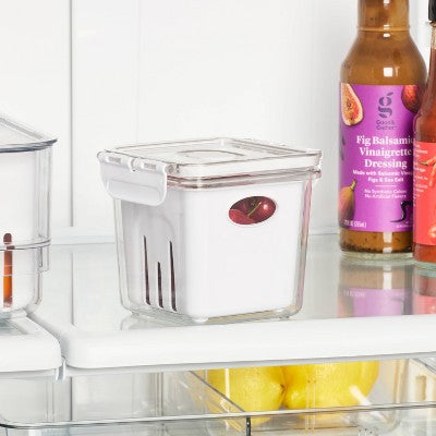 Clipped Fridge Storage Small with 1 Insert - Brightroom