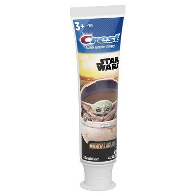 Crest Kid's Toothpaste Featuring Star Wars: The Mandalorian - Strawberry Flavor - 4.2oz