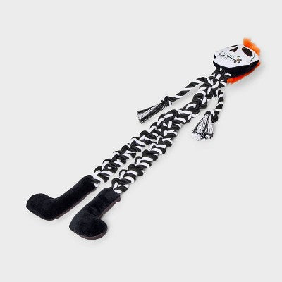 23" Skeleton Dog Rope Plush Toy - Boots & Barkley