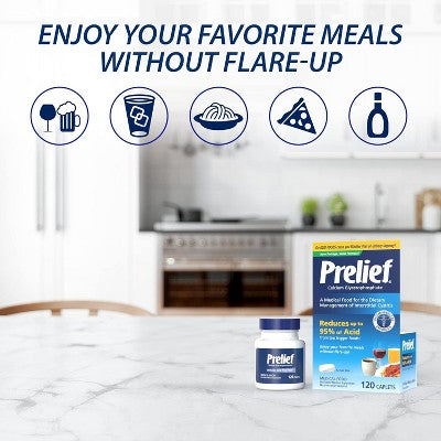 Prelief - Dietary Supplement Caplets, 120 Count