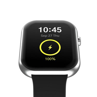 iTouch Air 5 Silver Case with 1 magnetic and 1 nylon strap Smartwatch Set