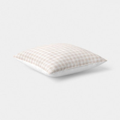 2pk True Gingham Window Pane Toss Throw Pillow Khaki - Room Essentials (LOCAL PICKUP ONLY)