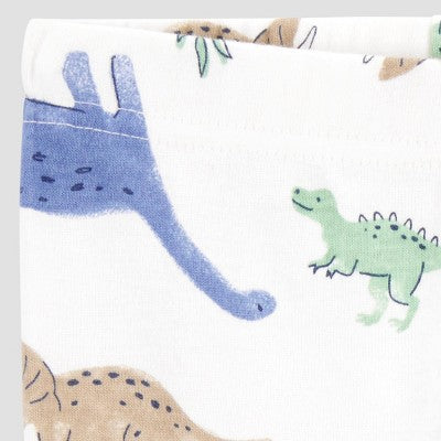 Carter's Just One You? Baby Boys' 2pk Pants - Green/White 9M: Dinosaur Pattern, Slim Fit, Pull-On Style