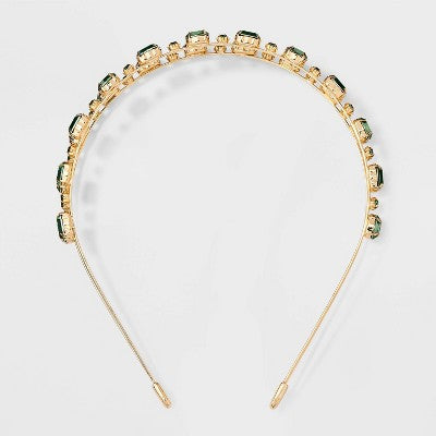 Two Row Stone Headband - A New Day Green