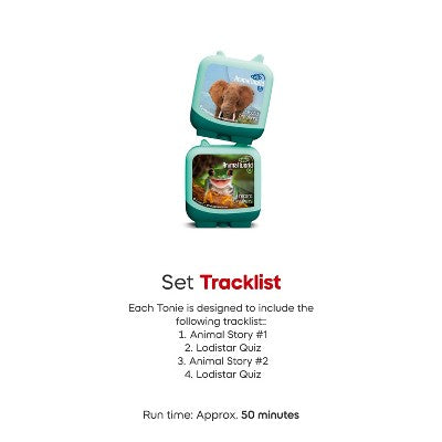 tonies Animal World: Elephant and Frog Pocket Tonies - 2pk Set *ADD 3 TO YOUR CART & 1 IS FREE!*