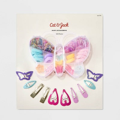 Toddler 228pc Butterfly Hair Clip and Pin Set - Cat & Jack