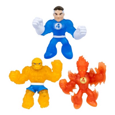 Fantastic 4 Heroes of Goo Jit Zu Human Torch Stretchy Figure