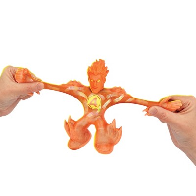 Fantastic 4 Heroes of Goo Jit Zu Human Torch Stretchy Figure