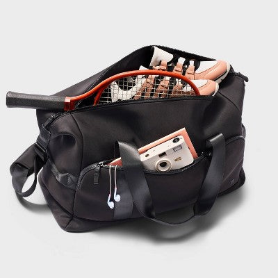 Faux Neoprene Weekender Bag - All In Motion Black: Travel Carry On