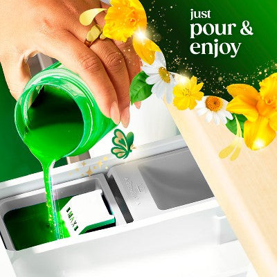 Gain Original Plus Liquid Laundry Detergents 45 Loads - 60oz: Cold Water Detergent, Spill-Resistant Lid, Paraben-Free