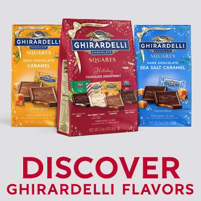 Ghirardelli Christmas Candy Limited Edition Squares Assorted XL Bag - 12oz