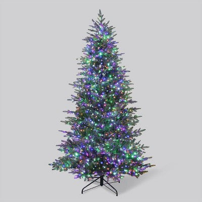 Philips 7.5' Twinkle Tree Pre-lit Balsam Fir Artificial Christmas Tree with 2000 Multifunction, Dual Color LED Lights, Remote Control, and Dimmer (LOCAL PICKUP ONLY)