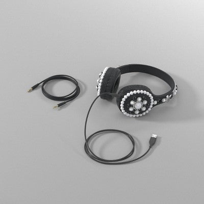 Embellishment Wireless On-Ear Headphones - Heyday Black