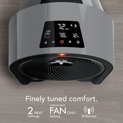 Vornado Velocity 5R Space Heater Cool Gray and Black