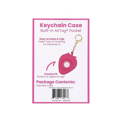 Vivitar Airtag Keychain - Strawberry