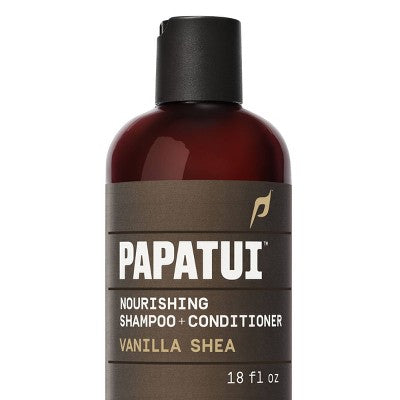 Papatui Nourishing Men's Shampoo+Conditioner 2-in-1 - Vanilla Shea - 18 fl oz