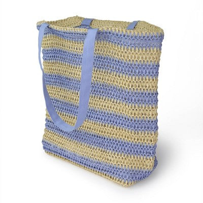 Woven Tote Blue - Bullseye's Playground