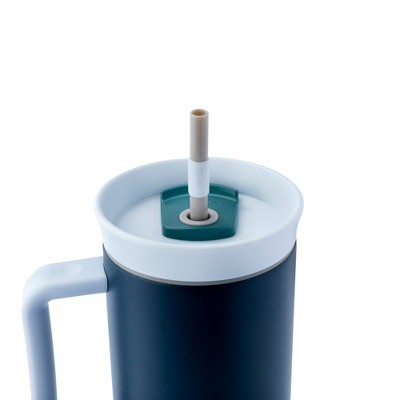 Owala 40oz Straw Stainless Steel Tumbler - Navy Nights: Insulated, Double-Wall, BPA-Free